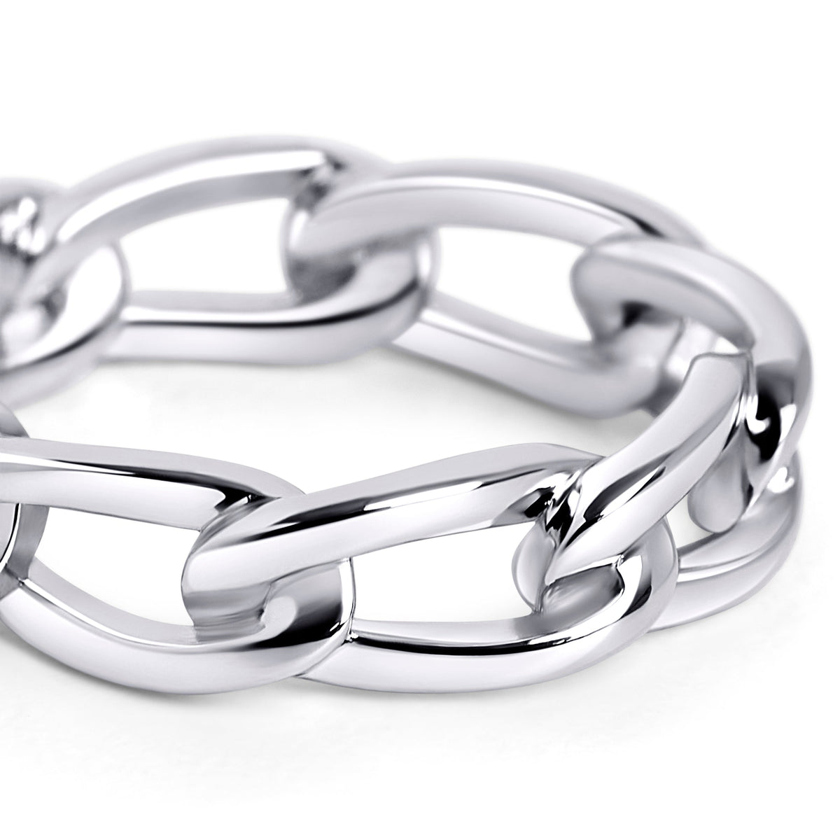 stainless steel ring water resistant MIAJWL bague mailles inox Mia Bijoux