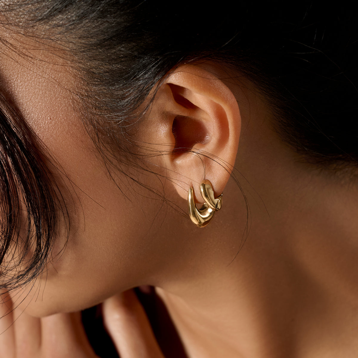 Juliette Huggie Earrings