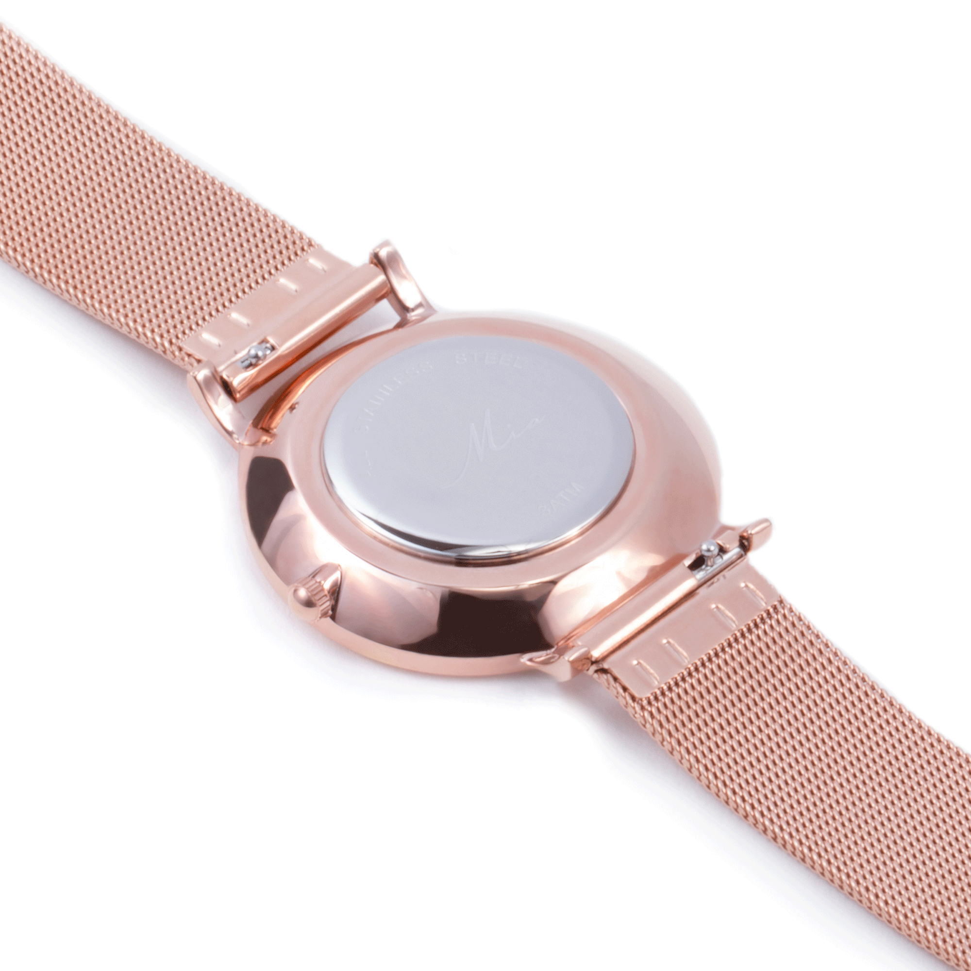 minimal classic gold watch women